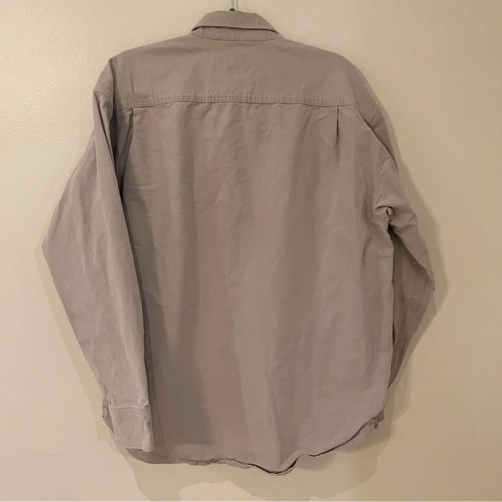 Cabela's Tan heavy weight Shirt Large Regular - Picture 2 of 3